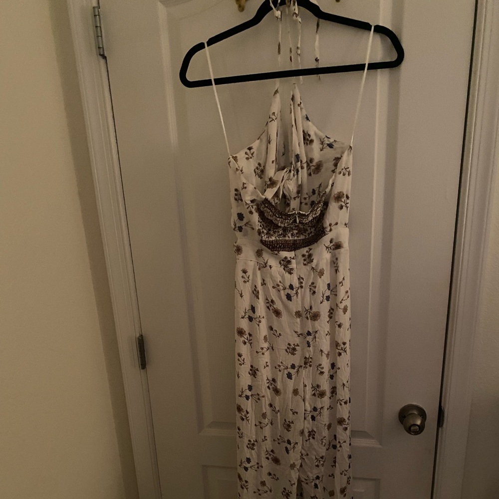Lost + Wander Floral Print Halter Jumpsuit - Picture 6 of 6